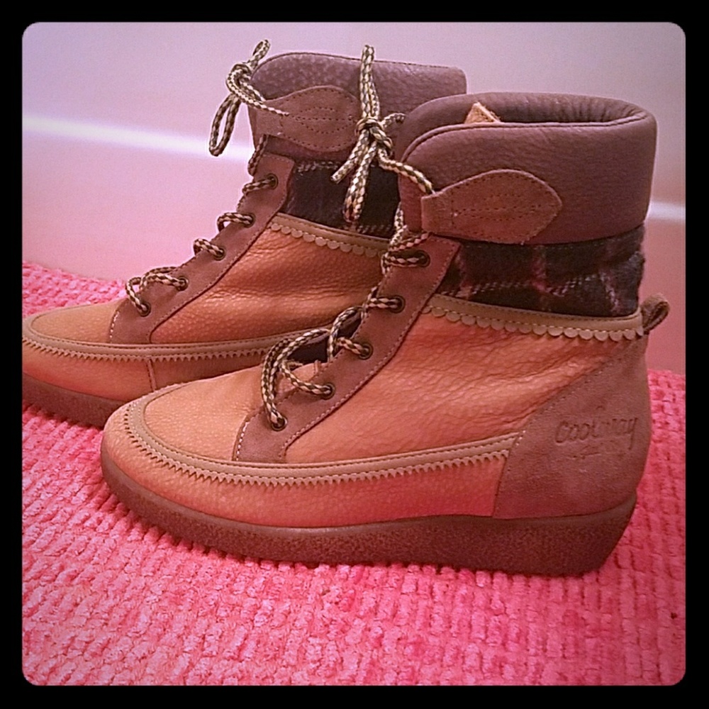 *New* Coolway Leather Boots, made in Spain